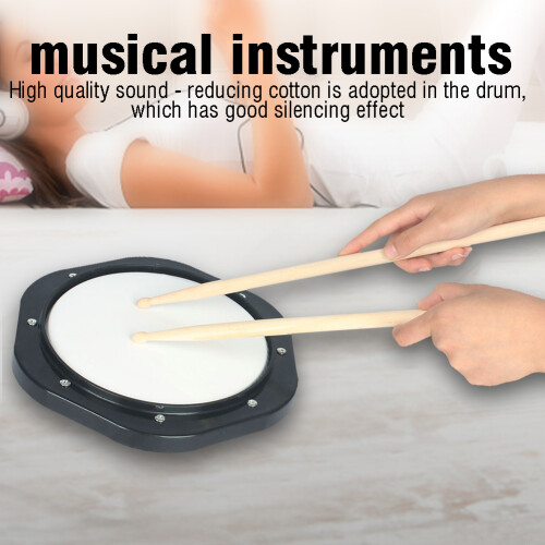 Lightweight 10 Inch Silent Plastic Drum Pad for Practice 1