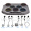 Electronic Tabletop Drum Set 3W Speaker Portable Digital with Pedals 4