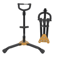 Metal Foldable Adjustable Alto Tenor Sax Saxophone Tripod Stand