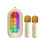 Mini Karaoke Machine 2 Mic Wireless Speaker Rechargeable LED Lights 1