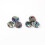 3pcs Abalone Shell Trumpet Finger Key Buttons 1