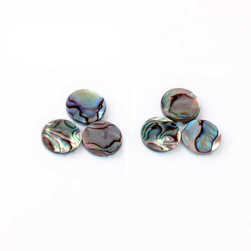 3pcs Abalone Shell Trumpet Finger Key Buttons