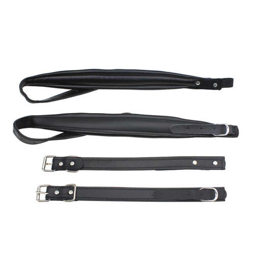 PU Leather Adjustable Shoulder Straps for Accordion (Black)