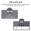 UHF Wireless Mic System Dual Handheld Receiver Headworn Lavalier 5
