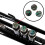 3pcs Abalone Shell Trumpet Finger Key Buttons 5