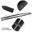 PU Leather Adjustable Shoulder Straps for Accordion (Black) 4
