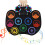 Electric Drum Set 9-Pad Portable Kit with Speaker LED USB/Battery 3