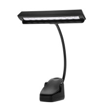 Portable Flexible 9LED Clip On Music Stand Reading Lamp