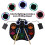 Electric Drum Set 9-Pad Portable Kit with Speaker LED USB/Battery 2
