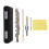 Detachable Silver Plated C Piccolo Screwdriver PU Leather Box Tool Set 1