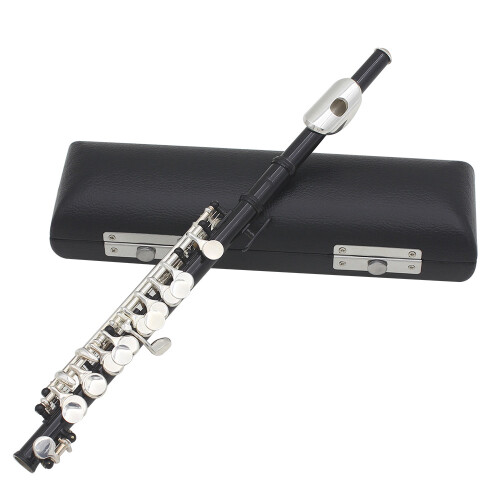 Detachable Silver Plated C Piccolo Screwdriver PU Leather Box Tool Set 1