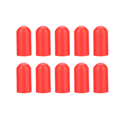 10 PCS Silicone Drumstick Silent Practice Tips Red