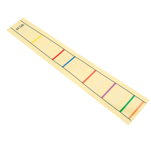 Fret Board Label Sticker for Cello Practice Beginners (4/4) 2