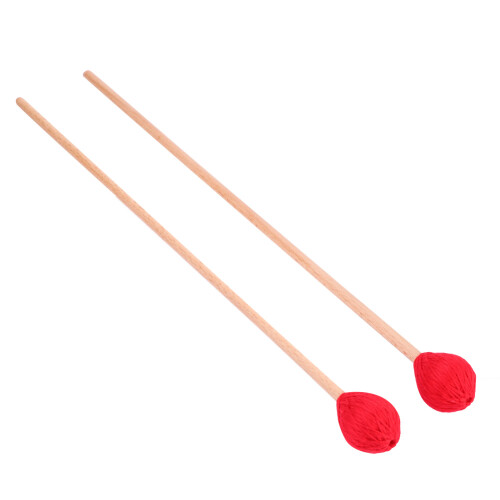 1 Pair Yarn Head Keyboard Marimba Mallets Smooth Handles Intermediate 2