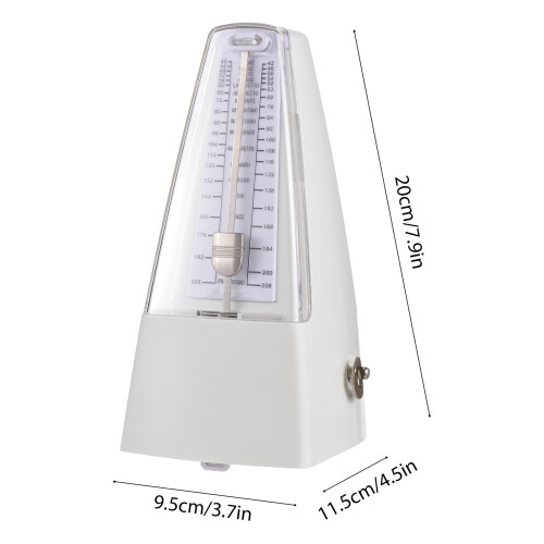 Mechanical Metronome Adjustable Beat Speed Lightweight Loud Sound 2