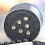 6Pcs Brass Guitar Bridge Pins Crystal Dot Decor 5