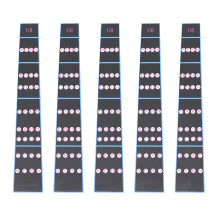 5pcs Violin Fretboard Sticker Fretless Fingering Guide (1/8)