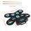 Electronic Drum Set 9 Pads Rechargeable Dual Speaker Practice Kit 4