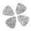 10Pcs Wool Felt Picks 3mm for Guitar Ukulele Grey 5