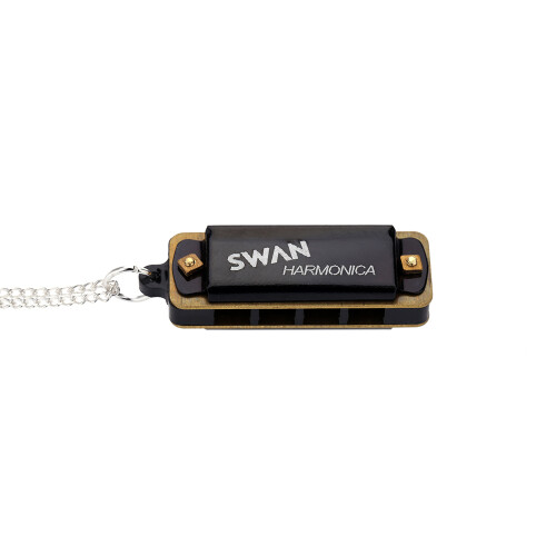 Swan 4 Holes 8 Tones Mini Harmonica Necklace Style 2