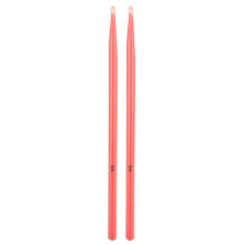 1 Pair 5A Maple Wood Drum Sticks (Red)