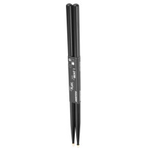 1 Pair 5A Maple Wood Drum Sticks (Black)