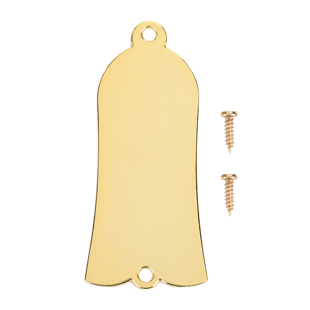 2 Holes Metal Truss Rod Cover with Screws (Gold)-image-OPC-PMFS2CG-NEW