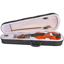 Natural Handmade Acoustic Violin with Bow Rosin Bag (1/4)