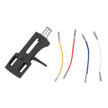 Universal Music Player Gramophone Black Mounting Bracket 4pcs Wires