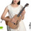 23 Inch Walnut Concert Ukulele for Beginner 4