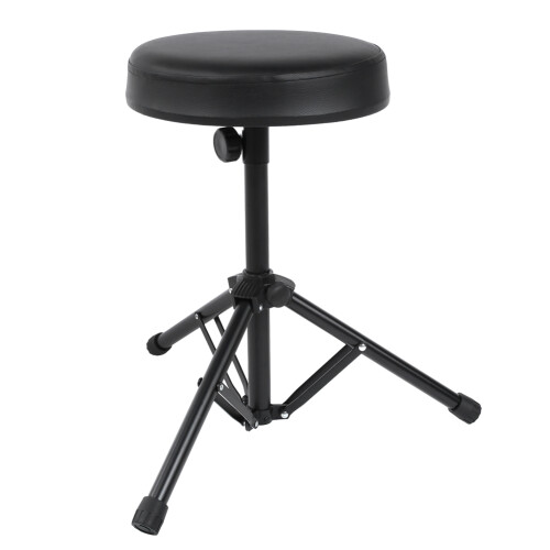 Adjustable Drum Stand Stool Upholstered Seat Musical Accessory 1