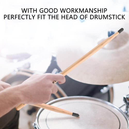 10 Pcs Silicone Drumstick Tips for Practice 2