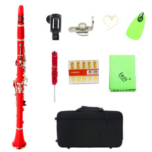 Premium Bakelite Tube bB 17 Keys Clarinet (Red;#1)