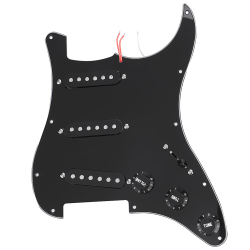 DIY Electric Guitar Kit ST Style Pickguard Bridge System 2