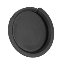 86mm Guitar Soundhole Feedback Buffer Cover Plastic Black