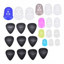Silicone Fingertip Protectors Guitar Finger Picks