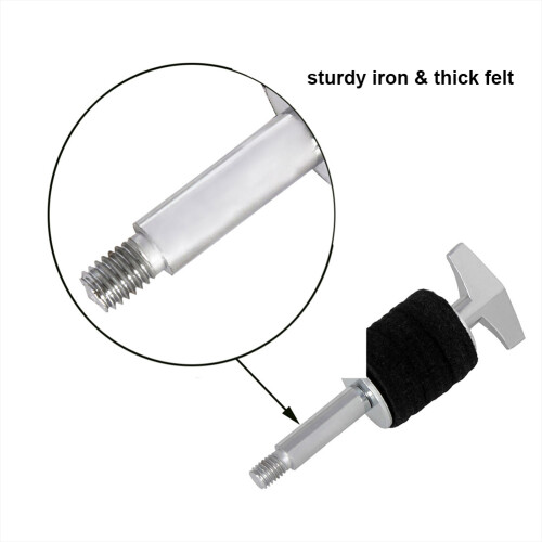 4inch Mini Metal Cymbal Stacker Percussion Accessory 2