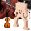 Maple Wood Cello Bridge Replacement for 1/4 Cellos 5