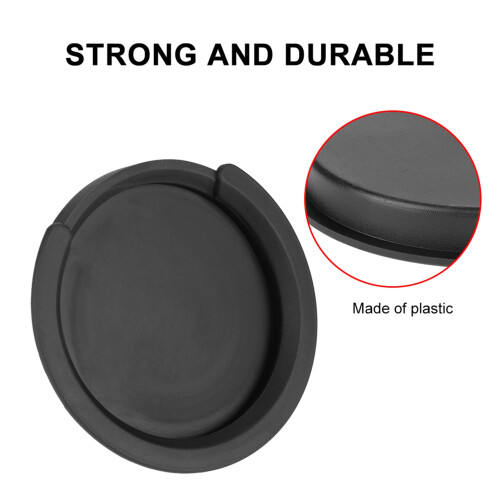 86mm Guitar Soundhole Feedback Buffer Cover Plastic Black 2