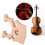 Maple Wood Cello Bridge Replacement for 1/4 Cellos 4