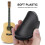 86mm Guitar Soundhole Feedback Buffer Cover Plastic Black 5