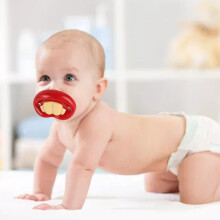Lustige Baby-Schnuller, kieferorthopädisches Silikon, süßes Hasen-Design