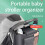 Baby Stroller Organizer Bag Universal Cup Holder Multi Pocket Organizer With Adjustable Shoulder Strap 2