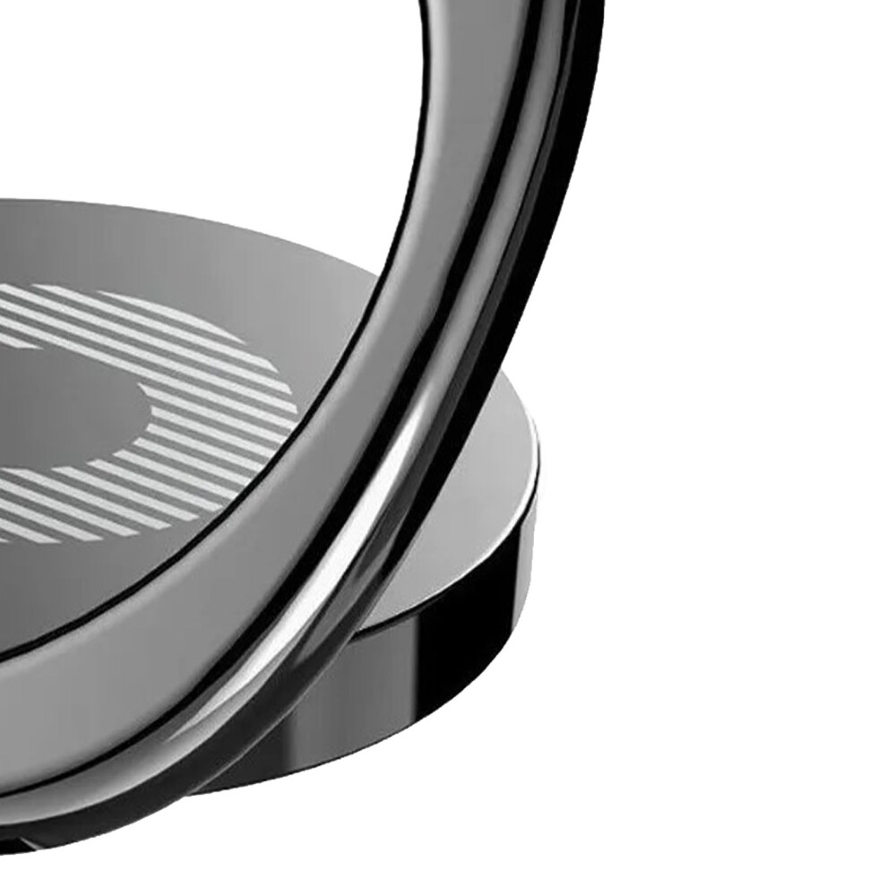 Zinc Alloy Phone Ring Stand Â 360 Rotation For Tablets & Phones Black 8481355199281
