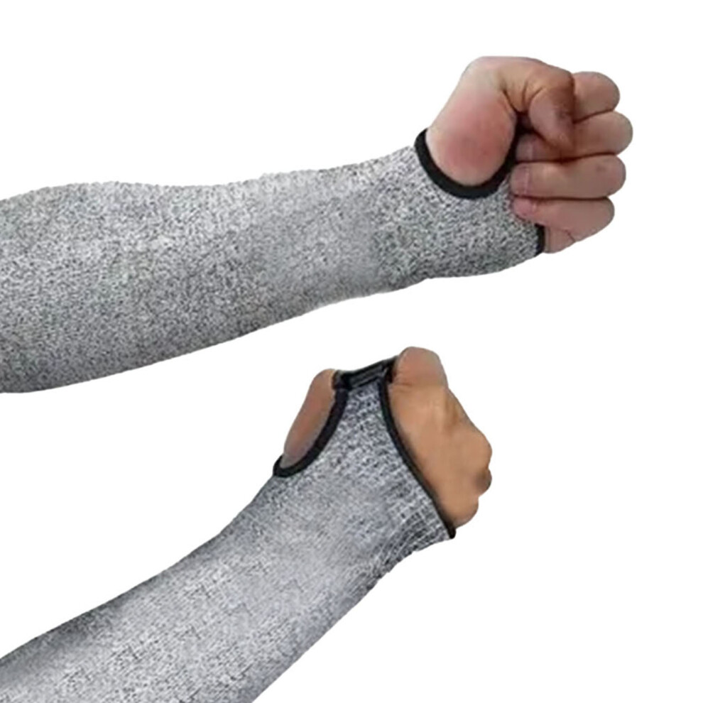 2Pcs Protective Arm Sleeves Level 5 Stab Cut Resistant, Breathable Safety Guard 4351355198345