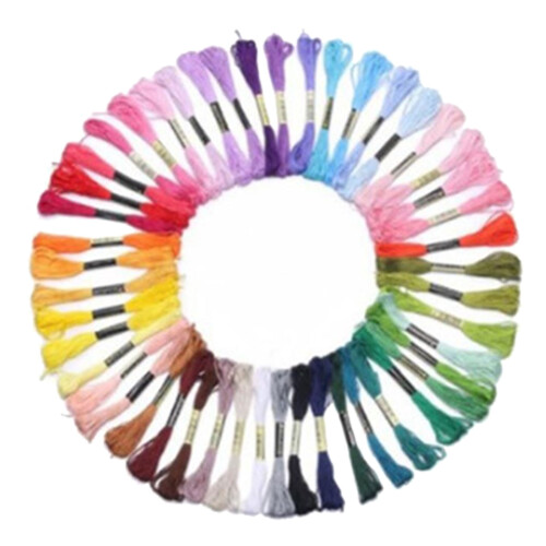 100 Colors Embroidery Floss Polyester Cotton 10m Soft Thread for DIY Crafts 1