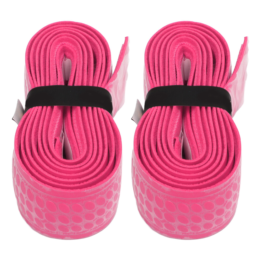 2 PCS Pink Tennis Racket Grip Tape, 150cm Overgrip, Sweat-Absorbing-image-OPC-PMFS79G-NEW