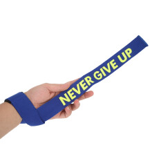 Powerlifting Gym Straps - Blue Composite & Sponge Padding