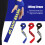 Powerlifting Gym Straps - Blue Composite & Sponge Padding 12