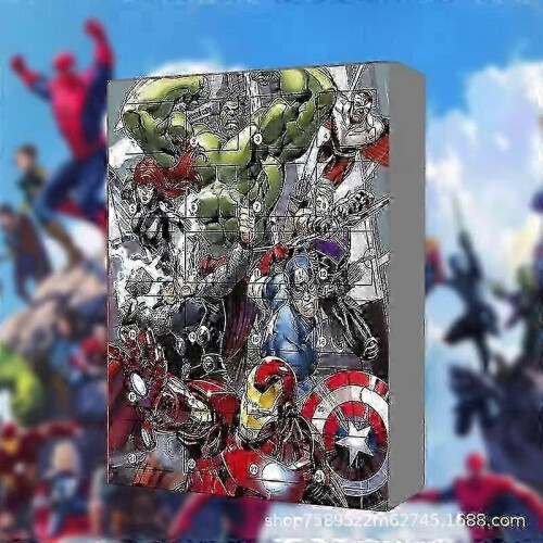 (Christmas Marvel 3D B) 2025 New Christmas Countdown Blind Box Decorations Marvel Avengers Creative Decorations